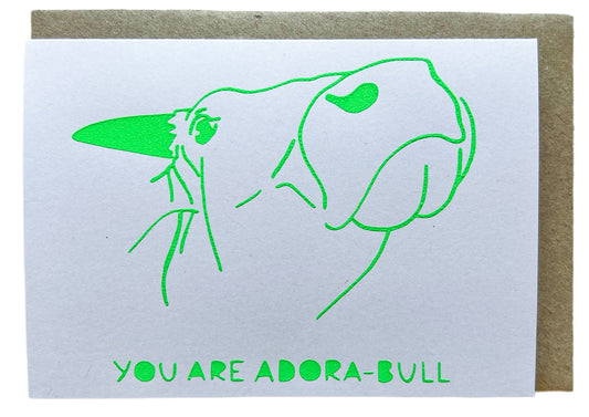 You are adorable-bull Card