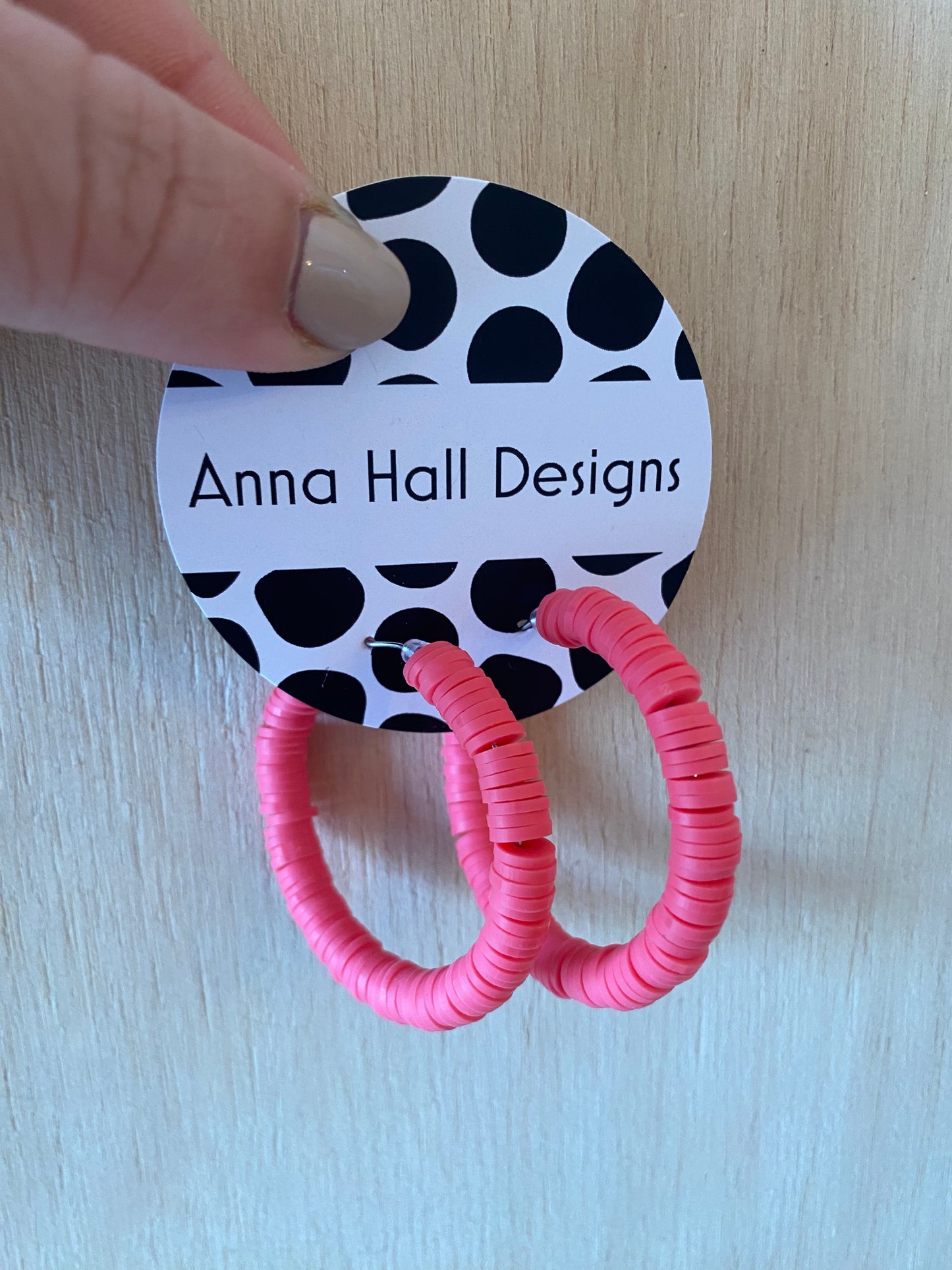 Anna Hall - Beaded Hoops