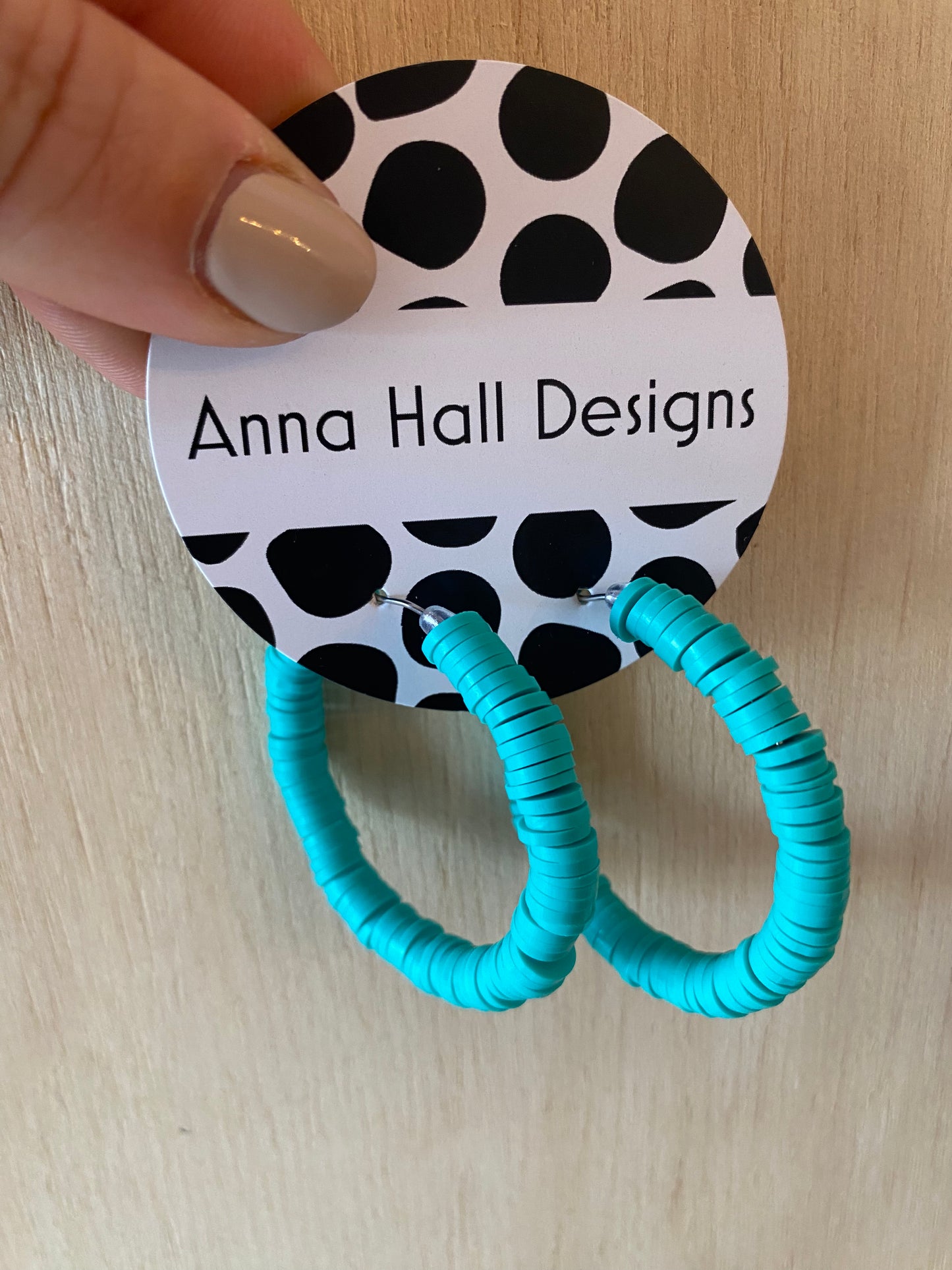 Anna Hall - Beaded Hoops