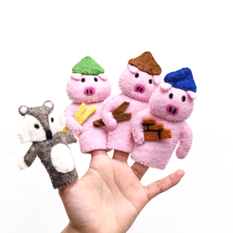 Three Little Pigs Finger Puppets